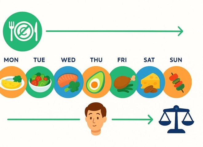 Blog weekmenu voorbeeld