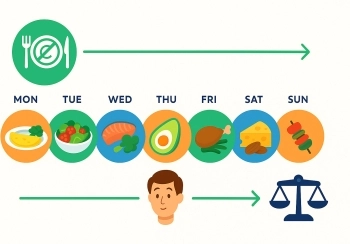 Blog weekmenu voorbeeld