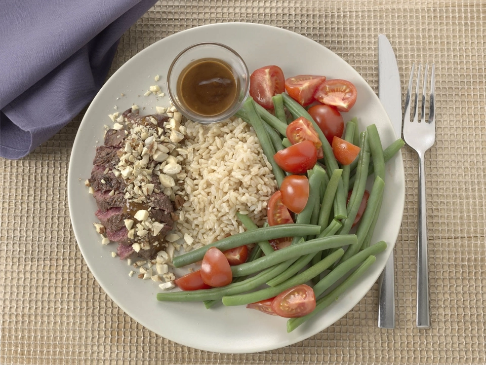 Biefstuk Bali met sperziebonen