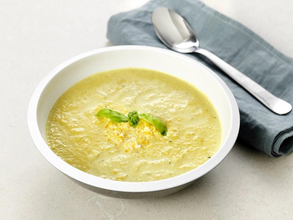 Geroosterde bloemkoolsoep