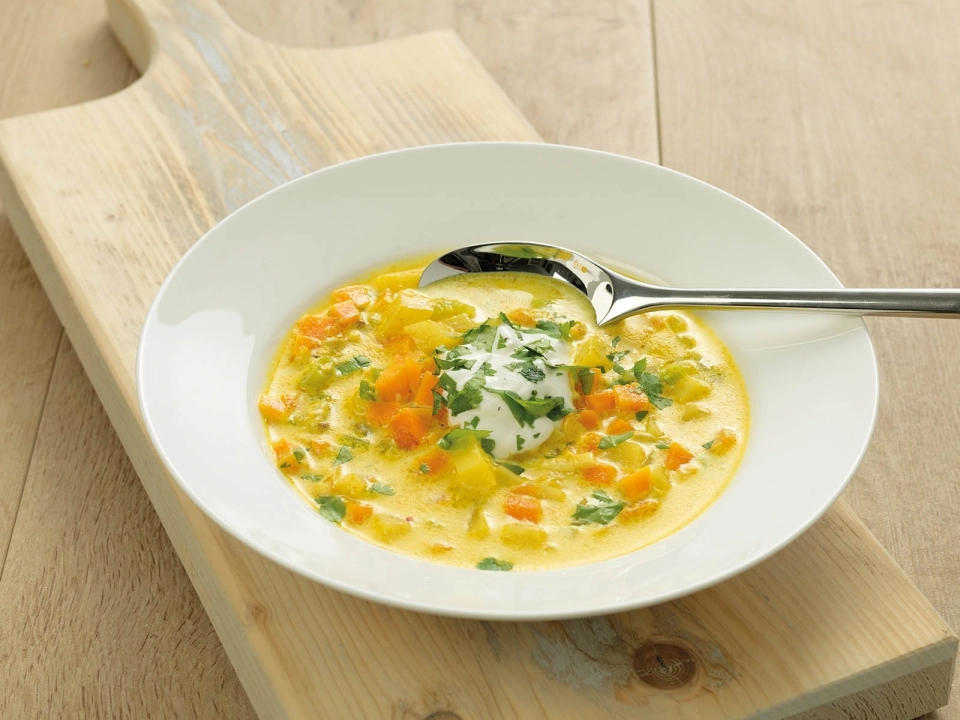 Kerrie & groentesoep