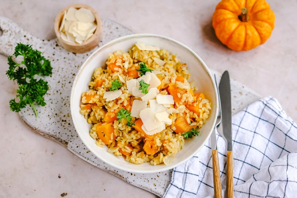 Pompoen risotto