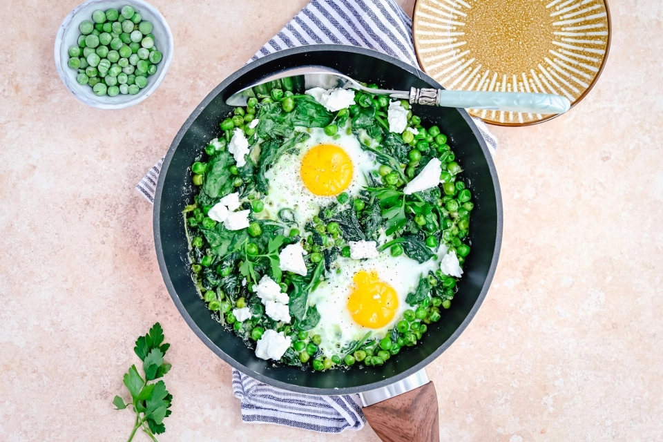 Groene shakshuka