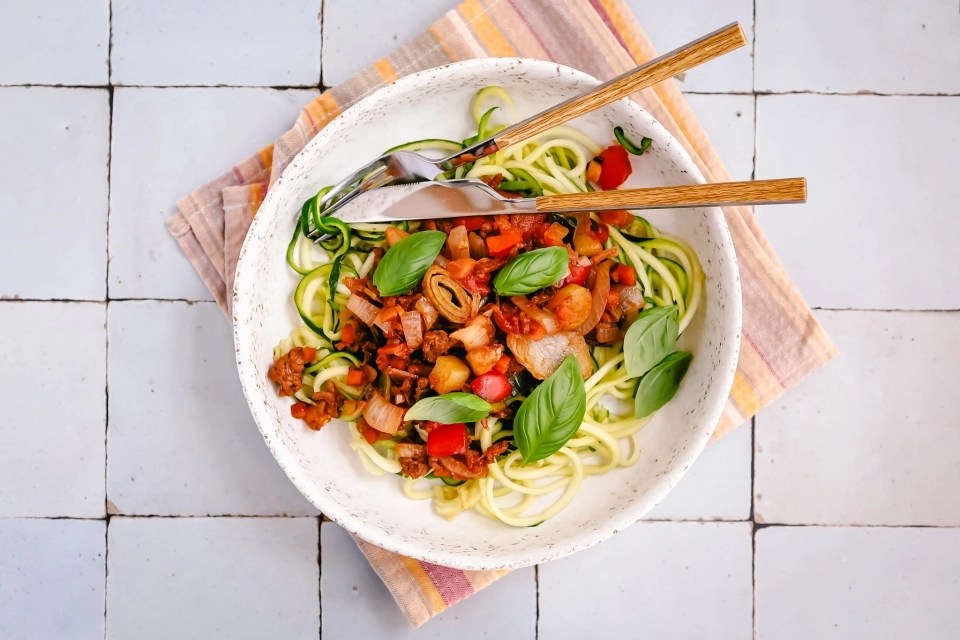Courgetti Bolognese