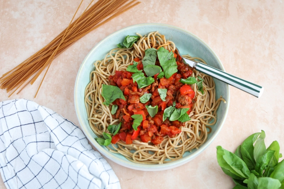Spaghetti met Italiaanse gehaktsaus