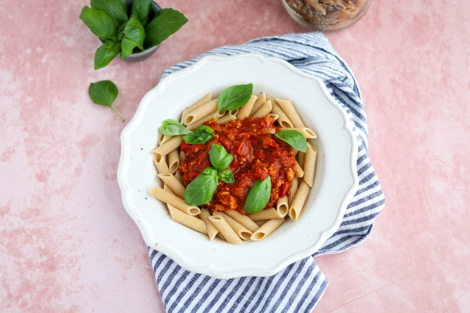 Penne met kipbolognese