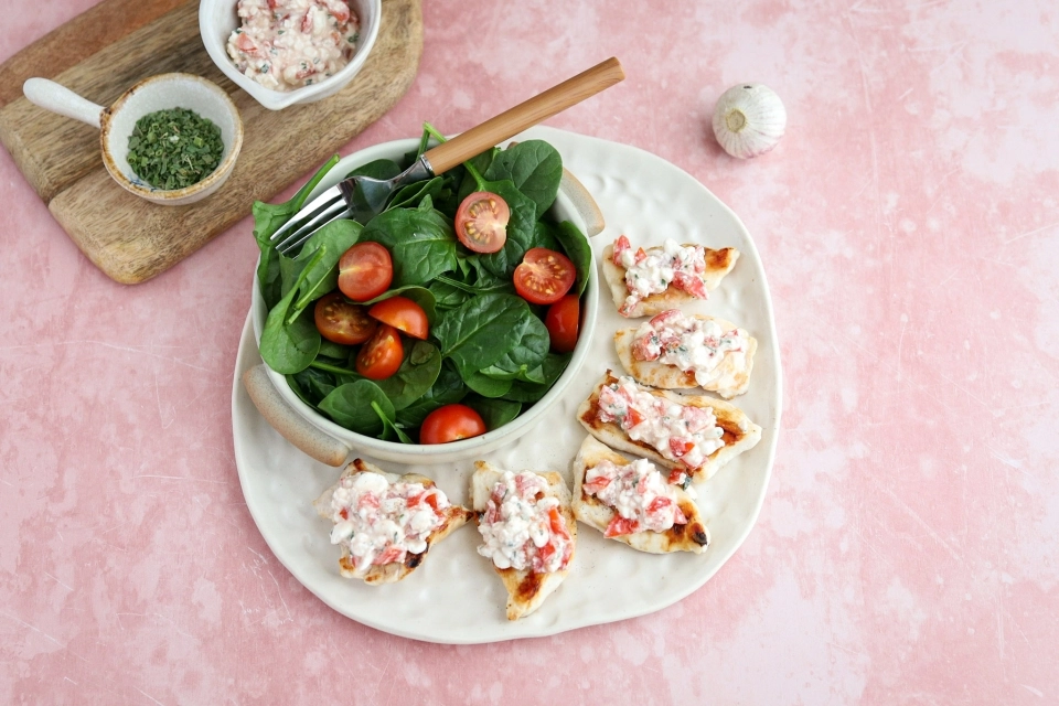 Kipfilet met bruschetta topping